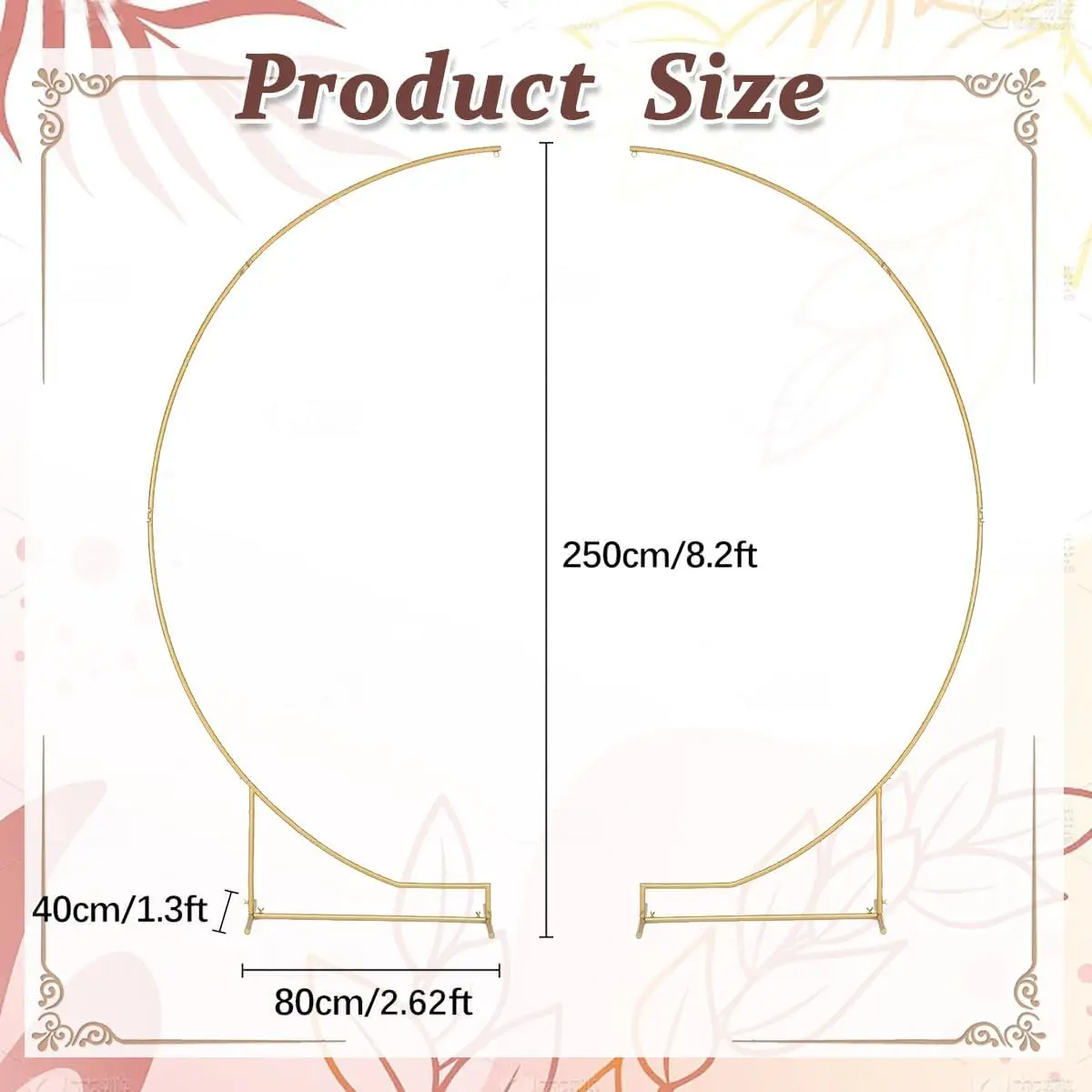 4pcs Half Curved Wedding Arch  - Wedding Balloon Arch 评论和价格