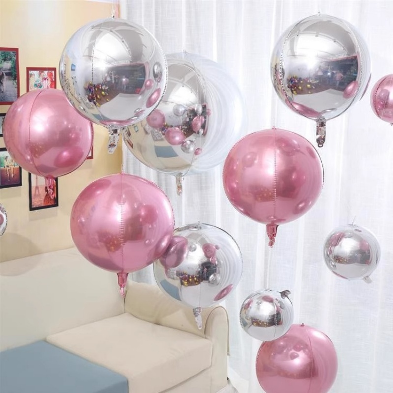 5pcs 10 18 22 Inch 4D Round Me - Wedding/Event Supply Store 评论和价格