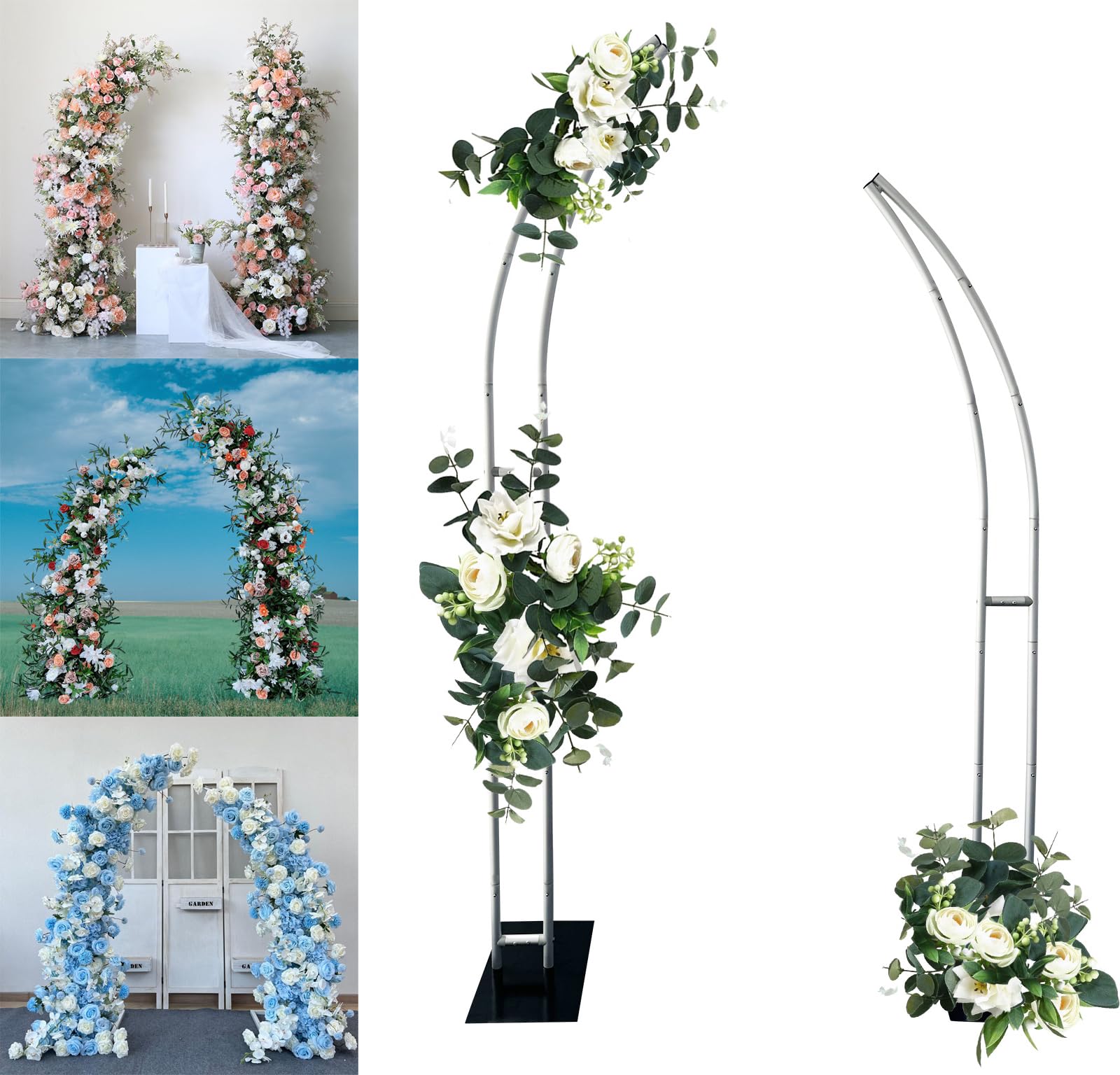 Half Arch Balloon Stand, Flowe - Wedding Balloon Arch 评论和价格