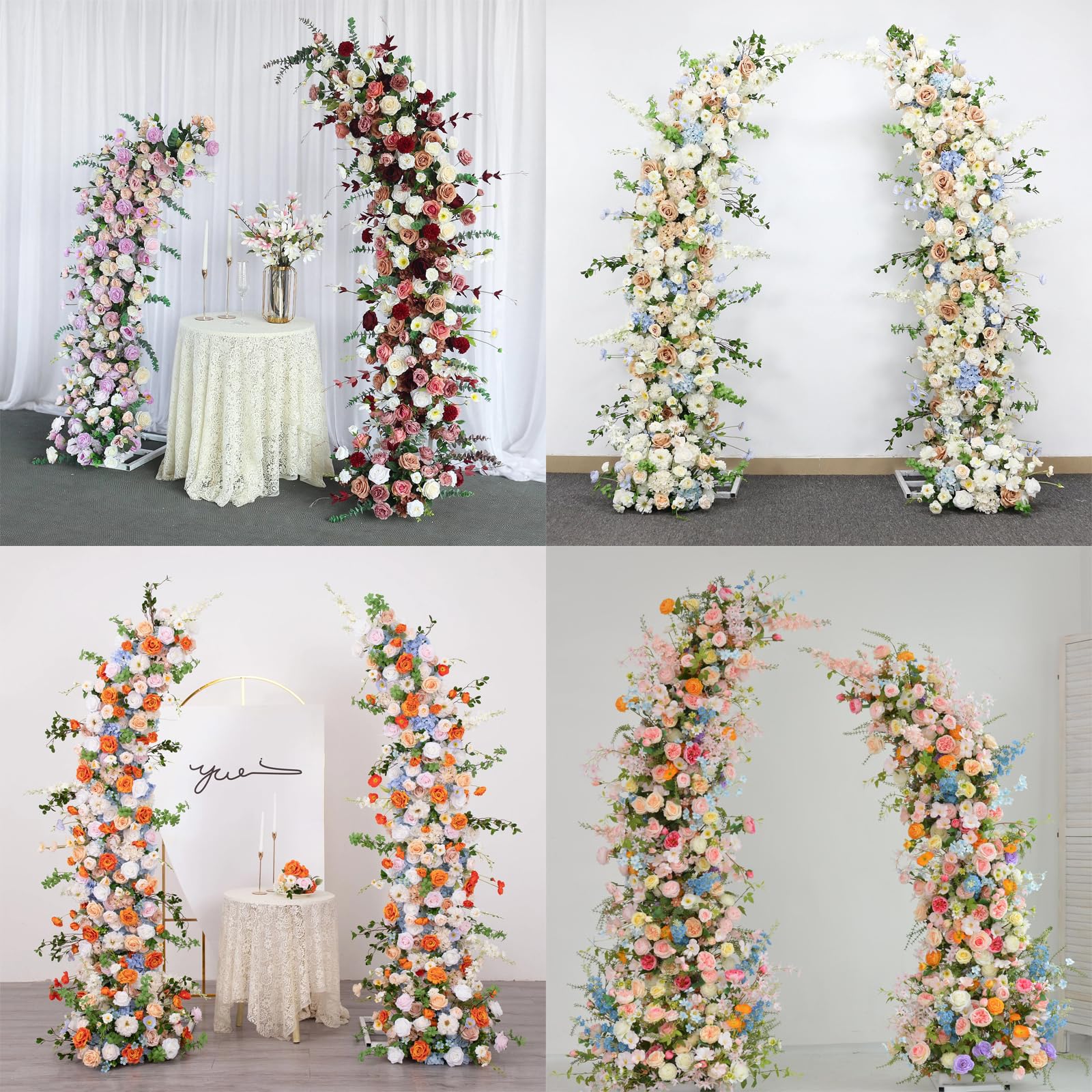 Half Arch Balloon Stand, Flowe - Wedding Balloon Arch 评论和价格