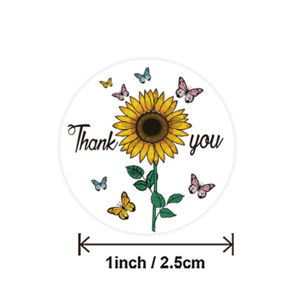 100-500pcs Round Thank You Sti - Wedding Sutra 评论和价格