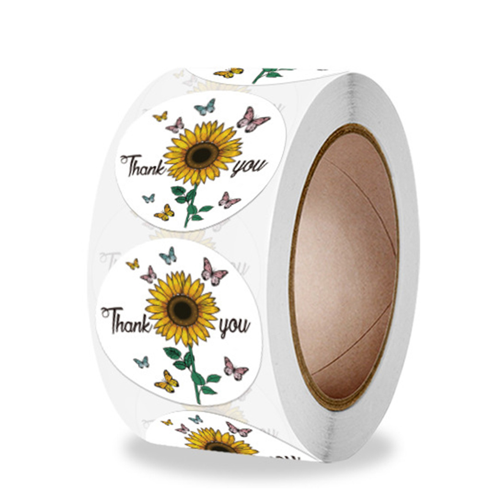 100-500pcs Round Thank You Sti - Wedding Sutra 评论和价格