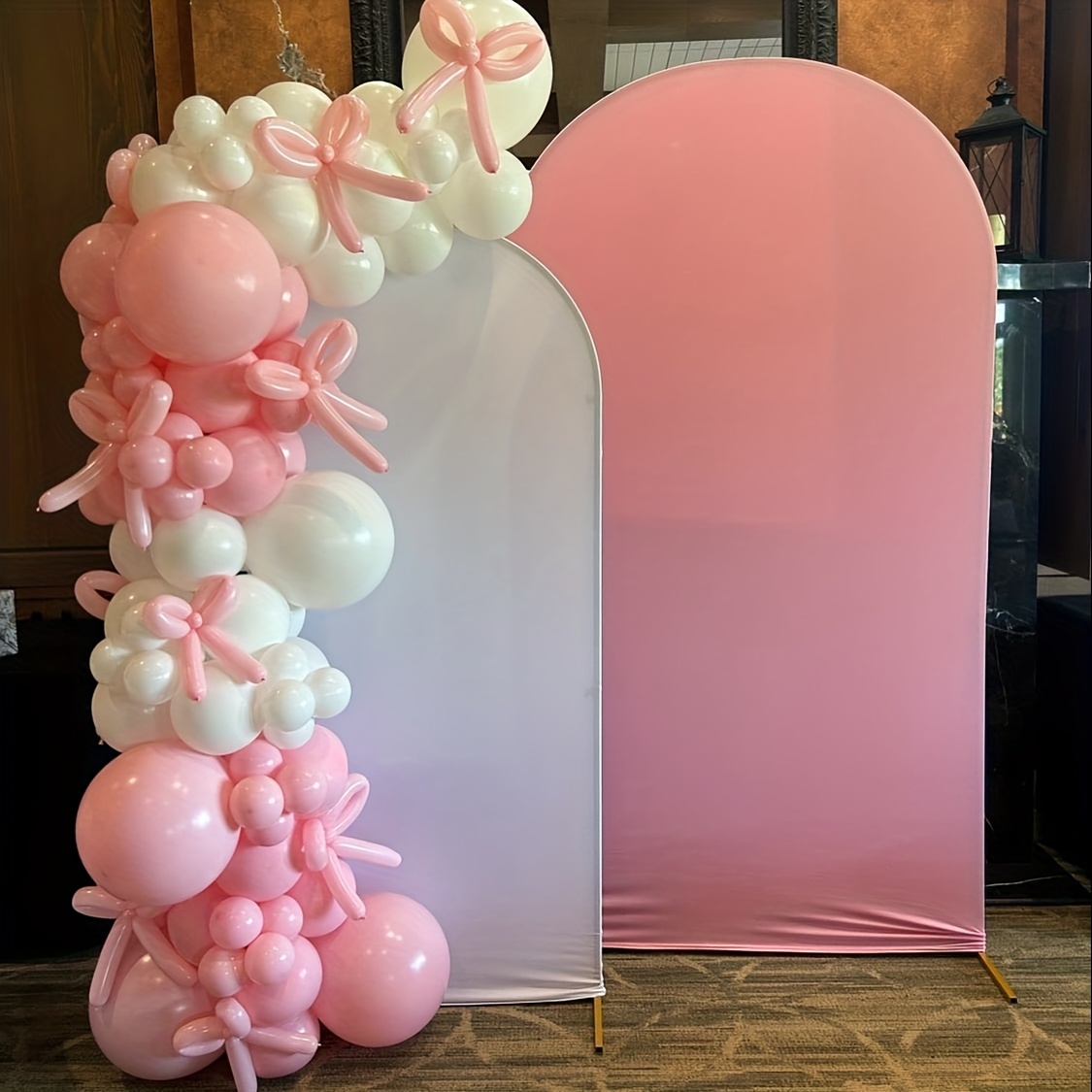 141 Pcs Pink Ribbon Balloons A - Wedding Balloon Arch 评论和价格